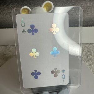 Christian Dior Holographic Playing Card with Clovers